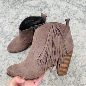 Steve Madden Fringe Booties